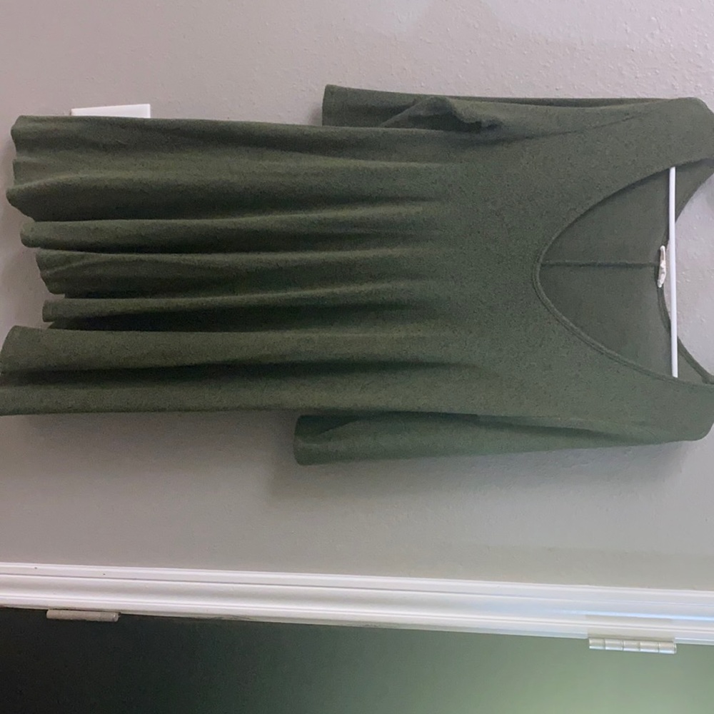 Green swing dress/tunic